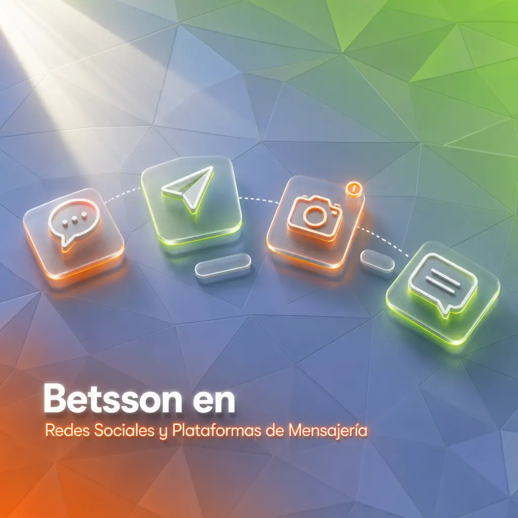 Íconos de redes sociales de Betsson