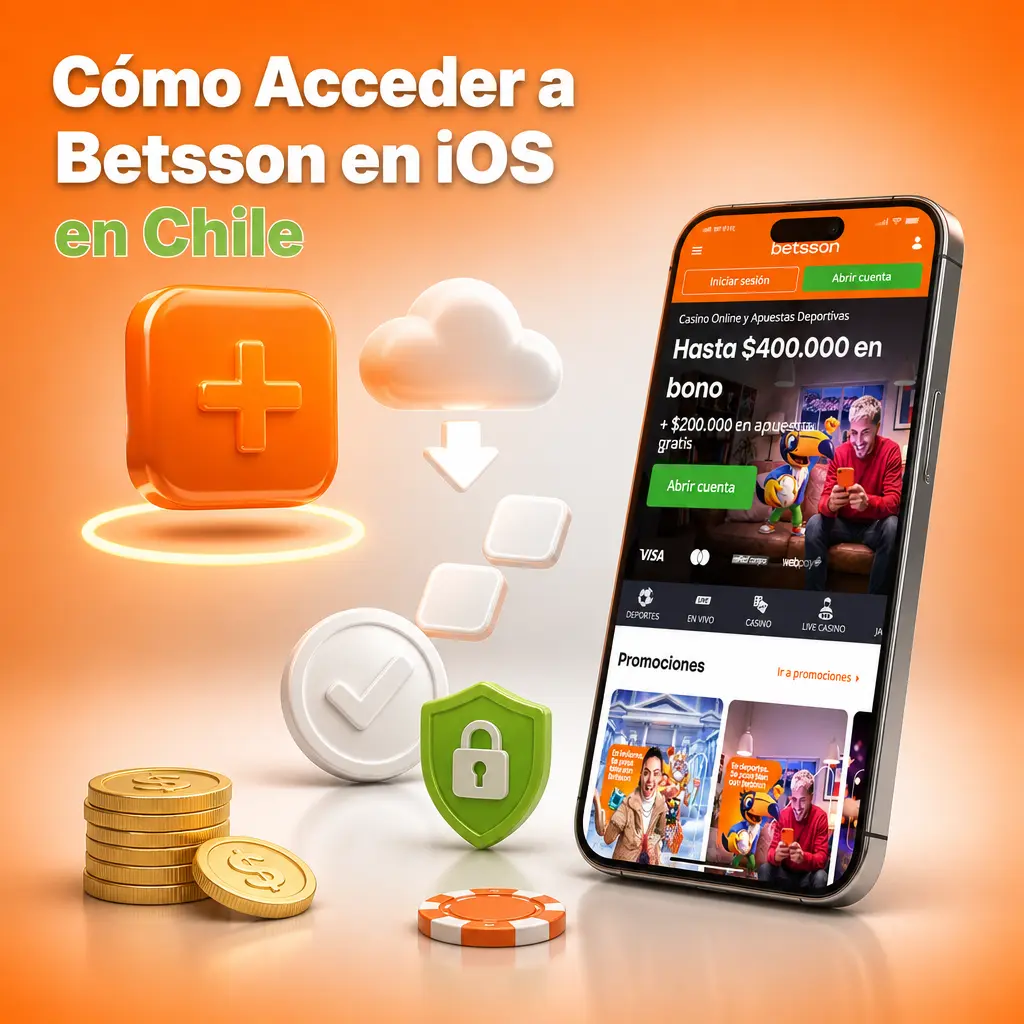 Acceso a Betsson desde Safari en iPhone