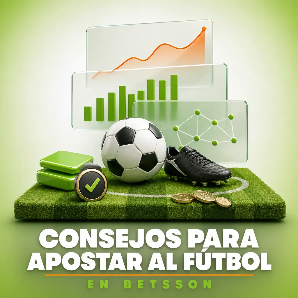 Persona analizando estadísticas de fútbol antes de apostar en Betsson