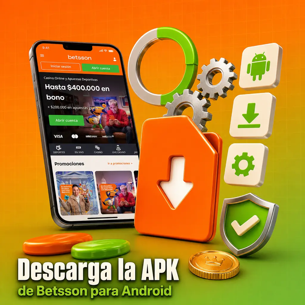 Descarga de la app Betsson para Android