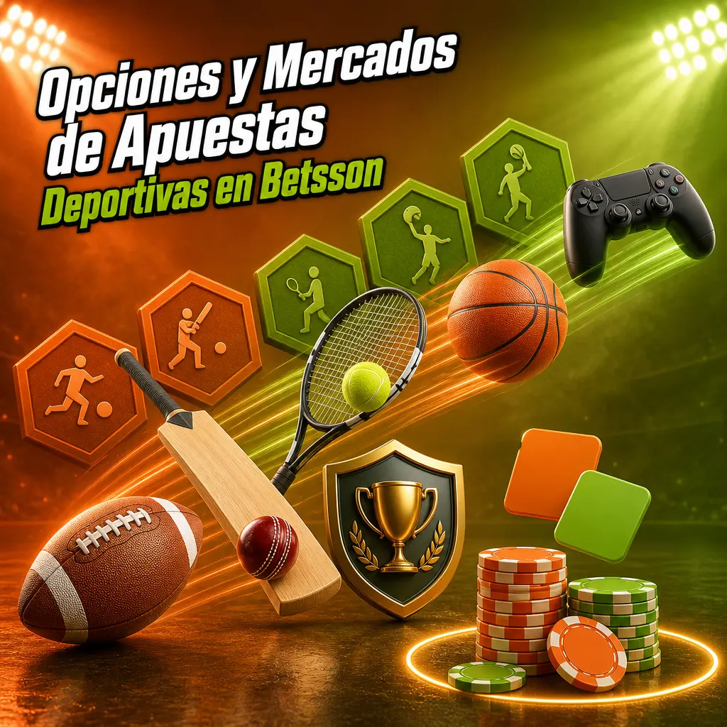 Panel de mercados de apuestas deportivas en Betsson