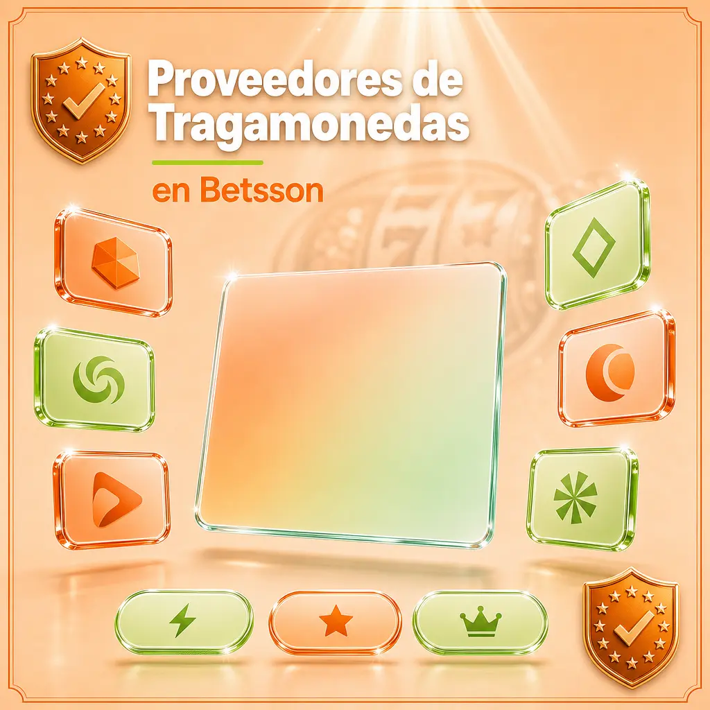 Logotipos de los proveedores de tragamonedas en Betsson