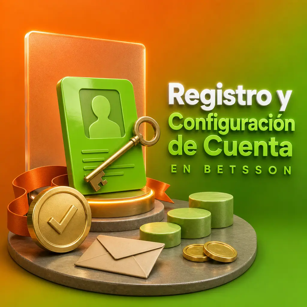 Persona completando el registro en Betsson desde su computador
