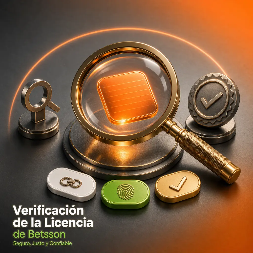 Sello oficial de la MGA junto al número de licencia de Betsson